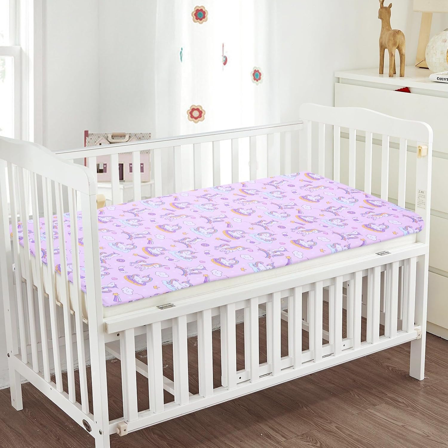 Kids Nap Mat Cover with Sewn-in Flap, 50 x 26.5 inches, Sleep Mat Cover for Preschool, Daycare, Washable