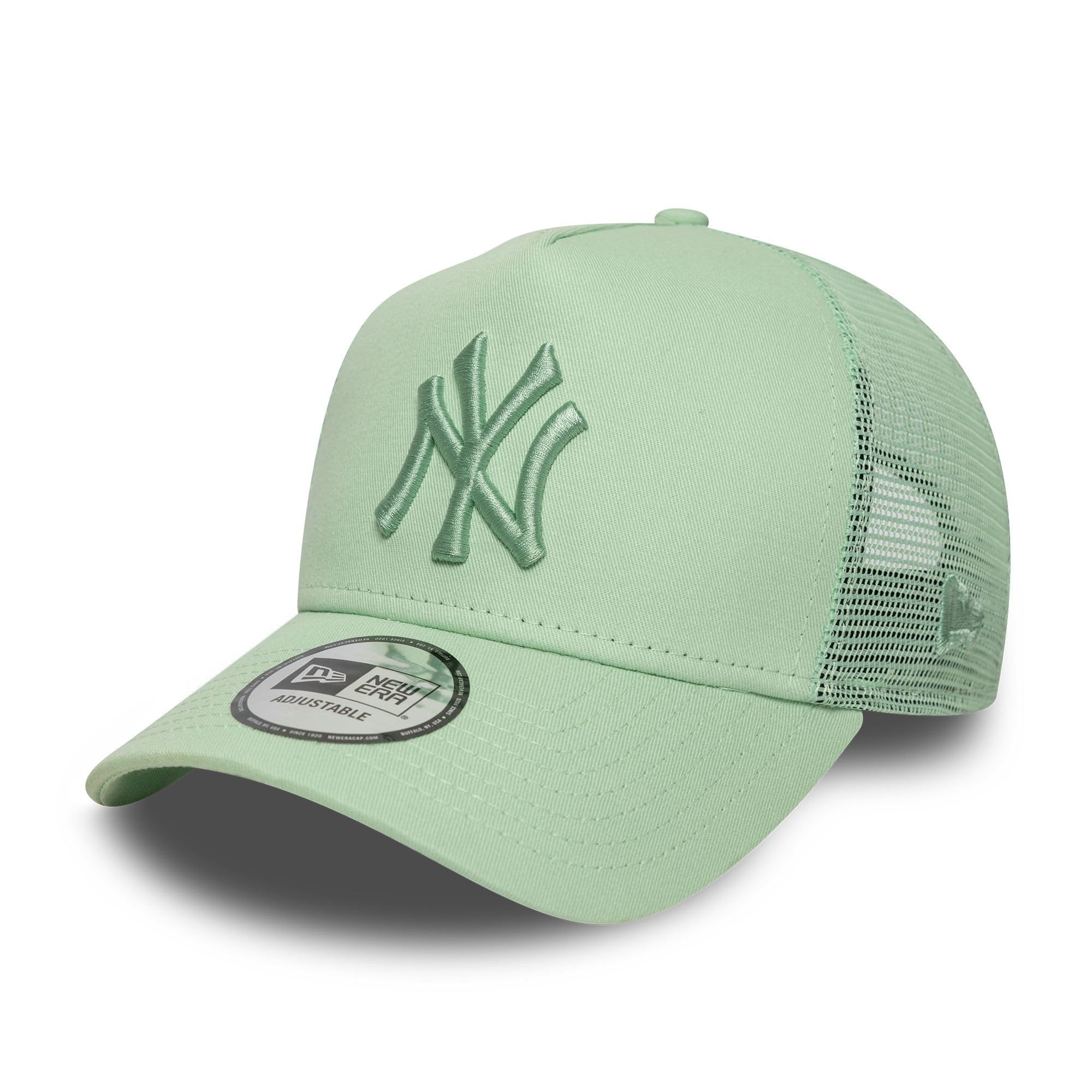 New Era New York Yankees A-Frame Trucker Cap Green Tonal โ image 1