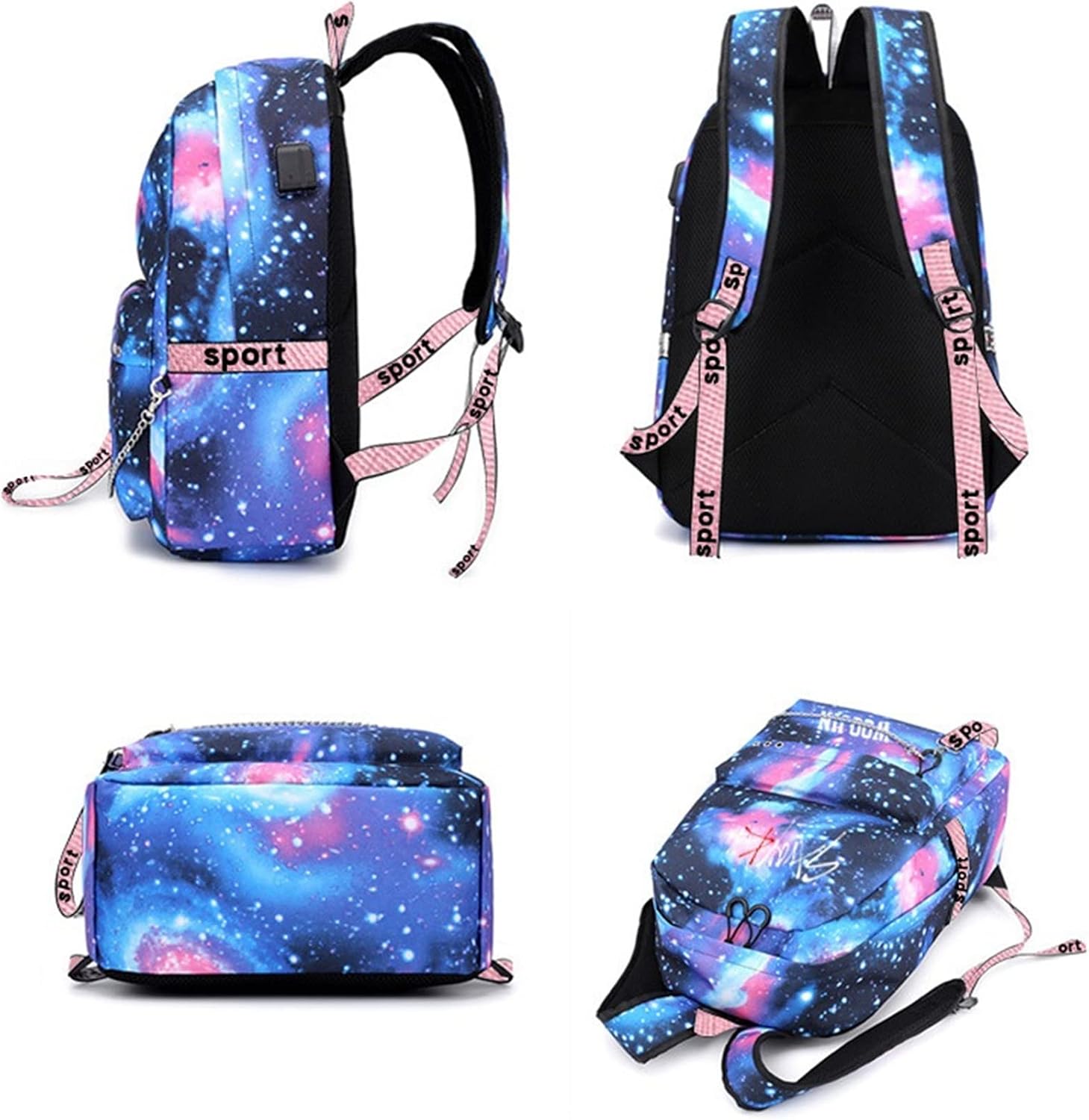 Cute Canvas Backpack School Bag Daypack Student Bag for Girls 29