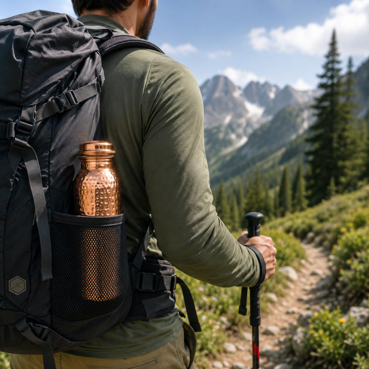Pure Copper Water Bottle - Ayurvedic Health Benefits -9
