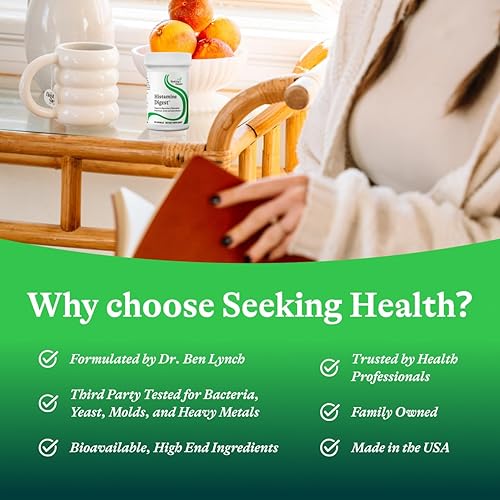 Miniatura 6 de Seeking Health  Bloque de histamina  Enzima de suplemento DAO  Intolerancia alimentaria  Intolerancia a la histamina  Suplementos del tracto GI