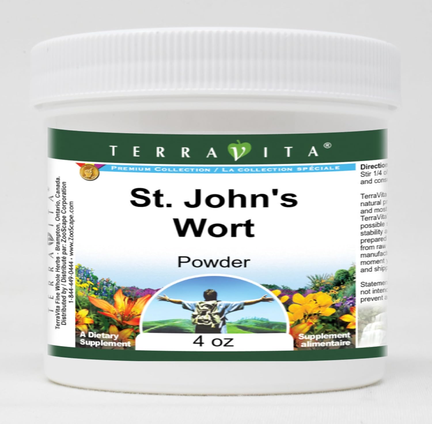 Terravita St. John's Wort Powder (4 oz, ZIN: 511515) - 3 Pack