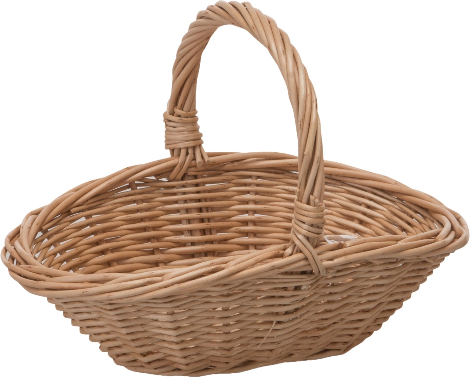 POSH LIVING Wicker Basket W 8.1 x D 5.9 x H 5.9 inches (20.5 x 15 x 15 cm) B 11546 : Home & Kitchen