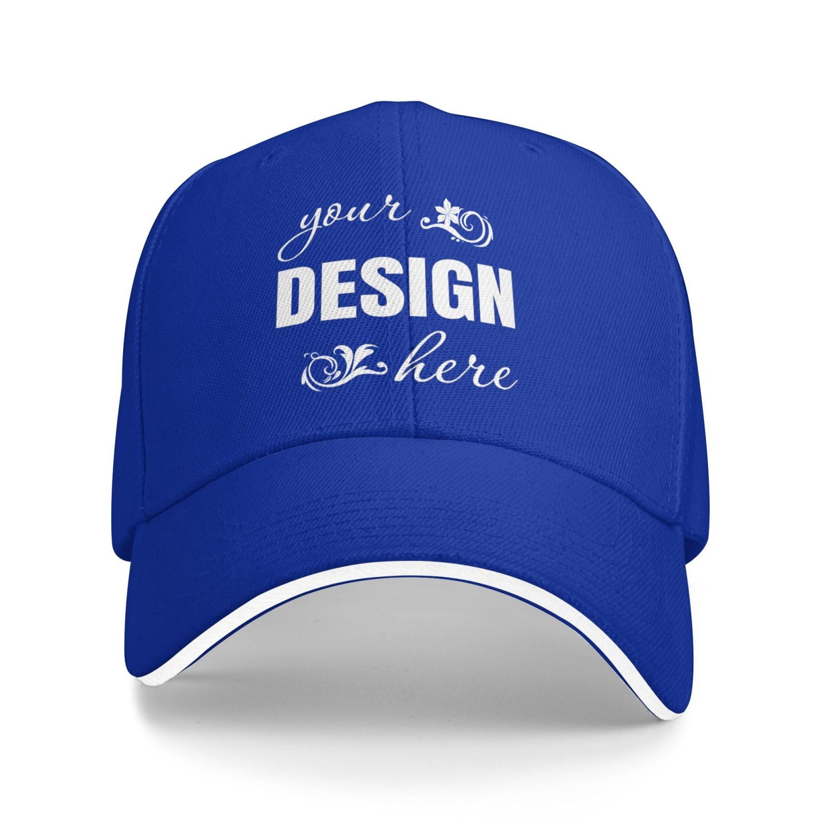Gorra de Béisbol Personalizada - Diseña tu Propia Gorra con Foto y Texto, Gorra de Sándwich Ajustable para Hombre y Mujer, Gorra Deportiva Estructurada y Transpirable — view 13