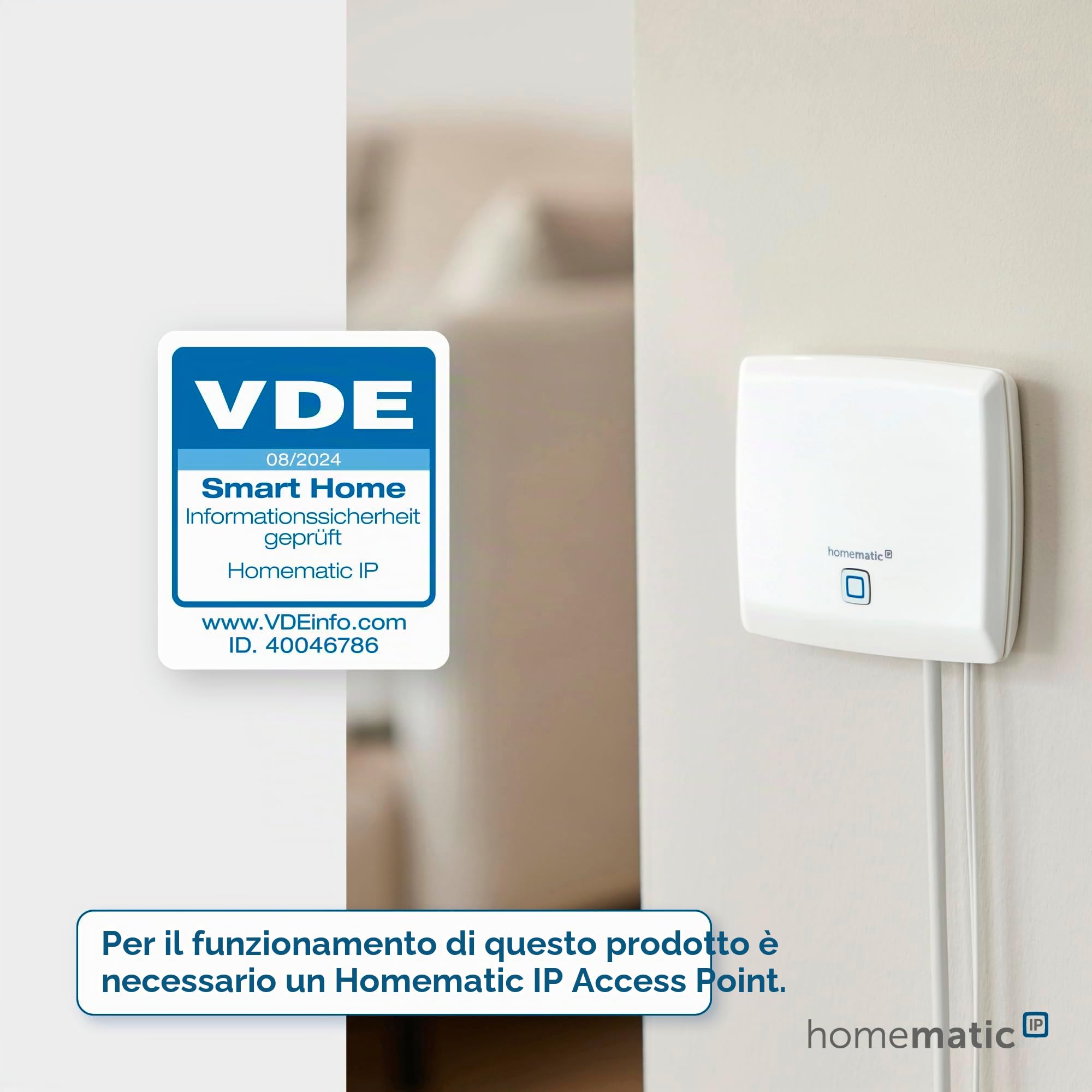 Homematic IP Smart Home Schalt-Mess-Aktor (16 A) – Unterputz, Aktor misst Strom, steuert Geräte und Leuchten per App, Alexa & Google Assistant, Energie sparen, 150239A0