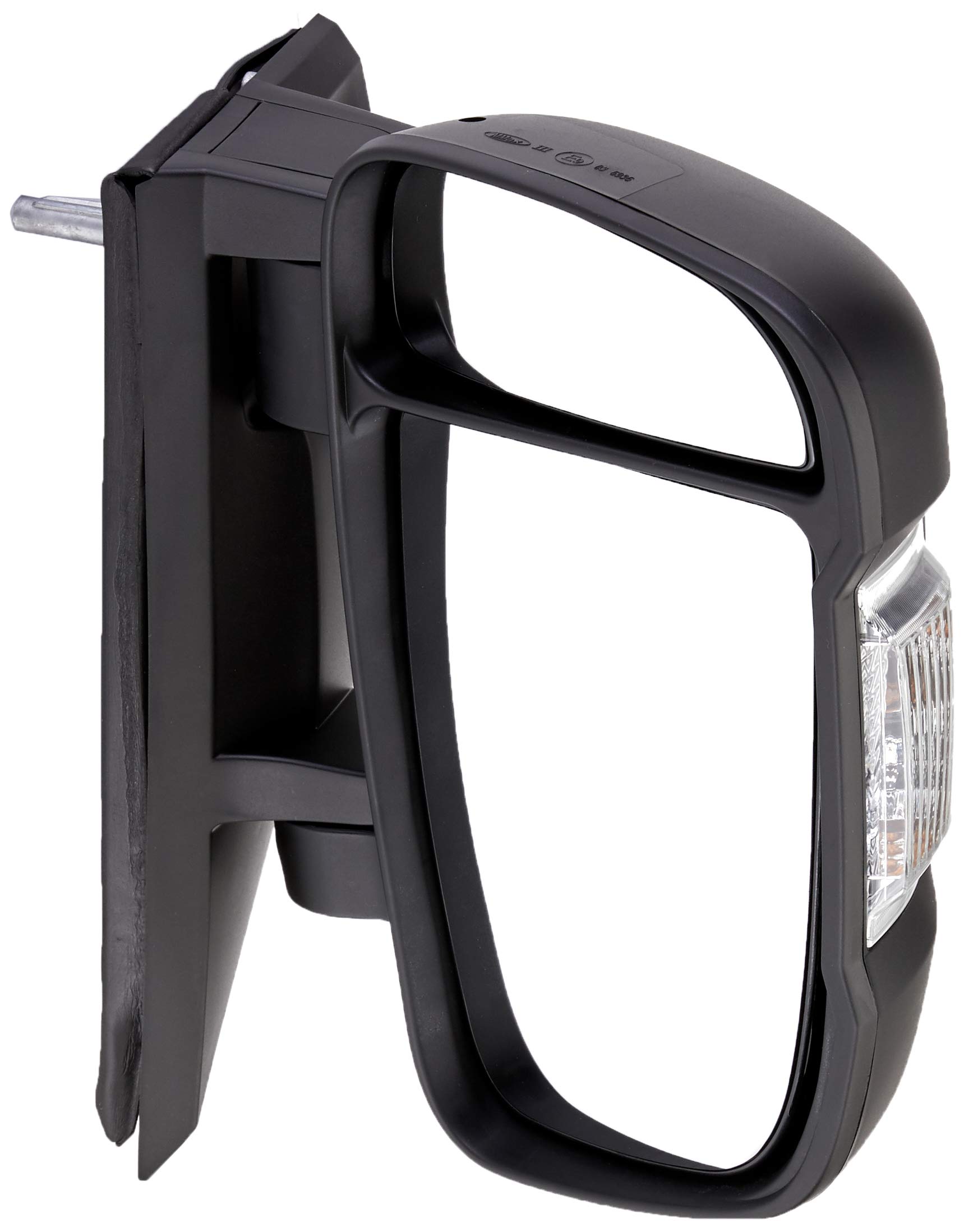 Alkar 9201922 Outside Short Arm Complete Manual Dead Angle Convex Mirror with Blinker 80 x 320 x 400 mm