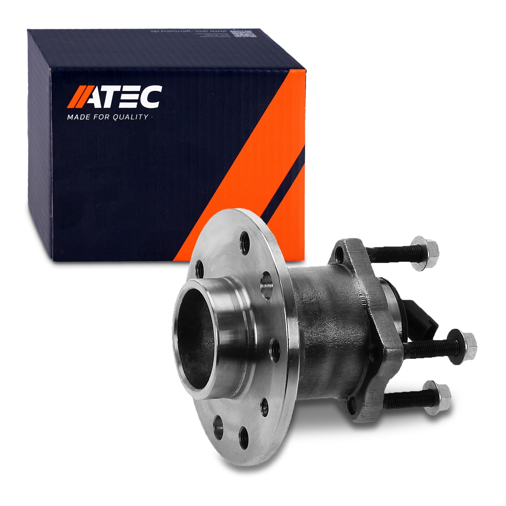 ATEC Germany 1x Juego de cojinetes de cubo de rueda trasera,