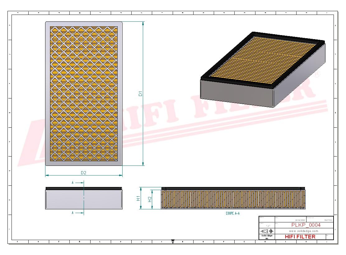 HIFI Filtr kabinowy SC 70066 kompatybilny ze SKL 46652