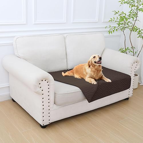 Miniatura 15 de hyha Manta impermeable para perro, manta suave para cama de perro, manta para mascotas, funda de sofá impermeable lavable para perros, fundas Gris