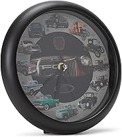 Vista 3 de Mark Feldstein History of Ford Trucks Model T - F150 Sound Wall Clock, 8 Inch