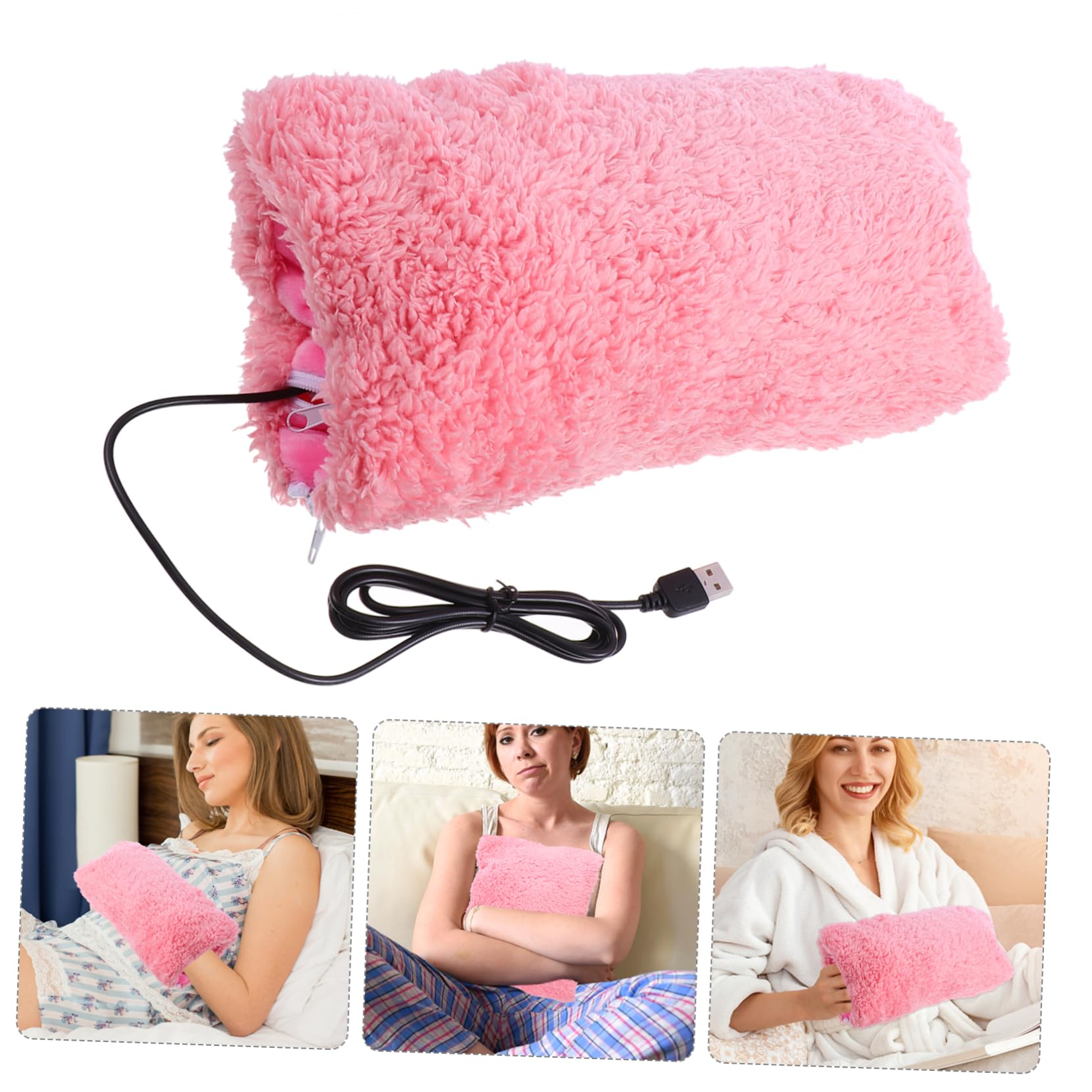 BESPORTBLE 2pezzi Scaldamani Elettrico Ricaricabile Usb Muffole Pile Per Inverno Riscaldamento Veloce e Sicuro Compatte Per Donna Da Portare Borsa