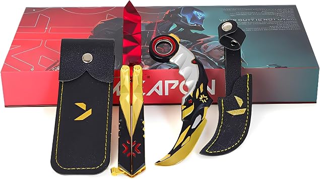 Valorant Champions Rewards Model Set,Contains Two Pieces, Giftbox Packaging, Full Metal Game Collectibles