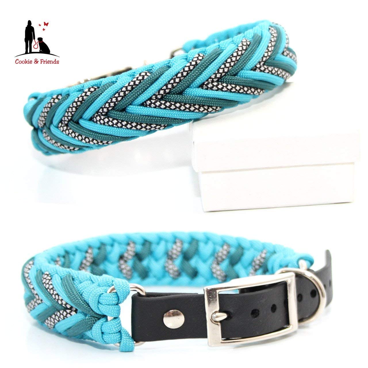 Hundehalsband, Paracord Halsband mit passender Leine, Hundeleine, Paracord Leine, Halsband + Leine, Hundehalsband + Leine, Hundehalsband + Leine Paracord