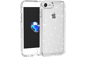 TENOC Glitter iPhone SE Case: Protective and Stylish for iPhone SE, 7, and 8