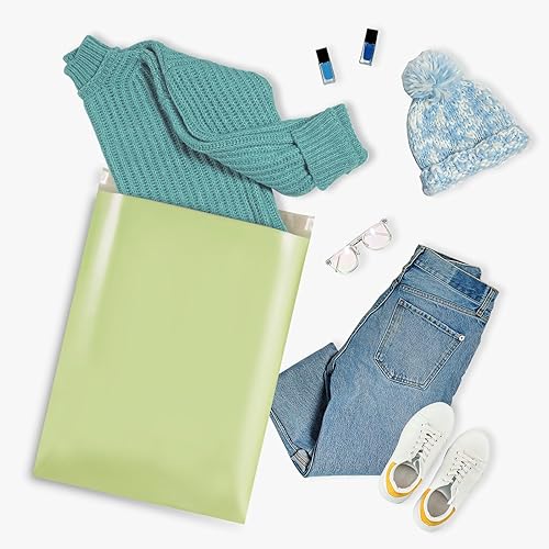 Miniatura 9 de Metronic Sobres grandes de polietileno de 19 x 24 pulgadas, 100 unidades, bolsas de envío fuertes y adherentes para ropa, bolsas impermeables para
