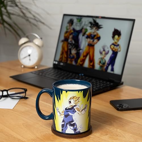 Miniatura 4 de Fundom Super Saiyan Vegeta Saiyan Pride - Taza de café de cerámica de 16 onzas