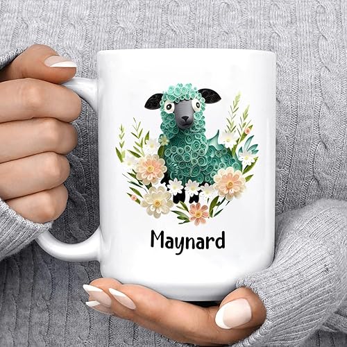 Miniatura 33 de Taza de café personalizada con diseño de mariposa de arte de origami, regalo para cumpleaños de amigo, compañero de trabajo, taza de cerámica blanca