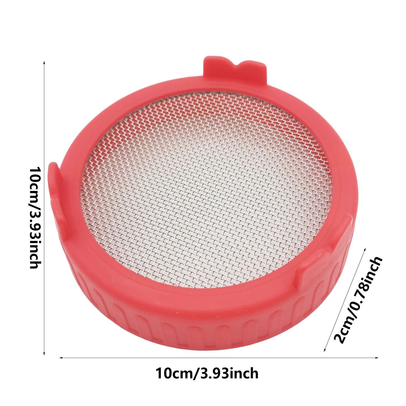 germination pot filter cover filter lid filter lid stainless steel wide  mouth with screen lids microgreens bean sprout grow kit : Amazon.com.be:  Home & Kitchen