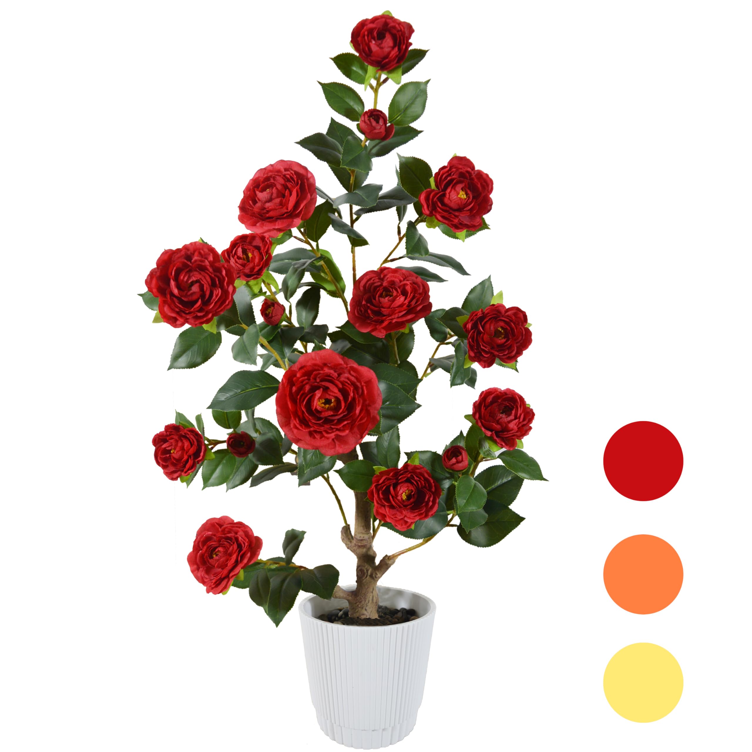 Warmplants Artificial Camellia Tree