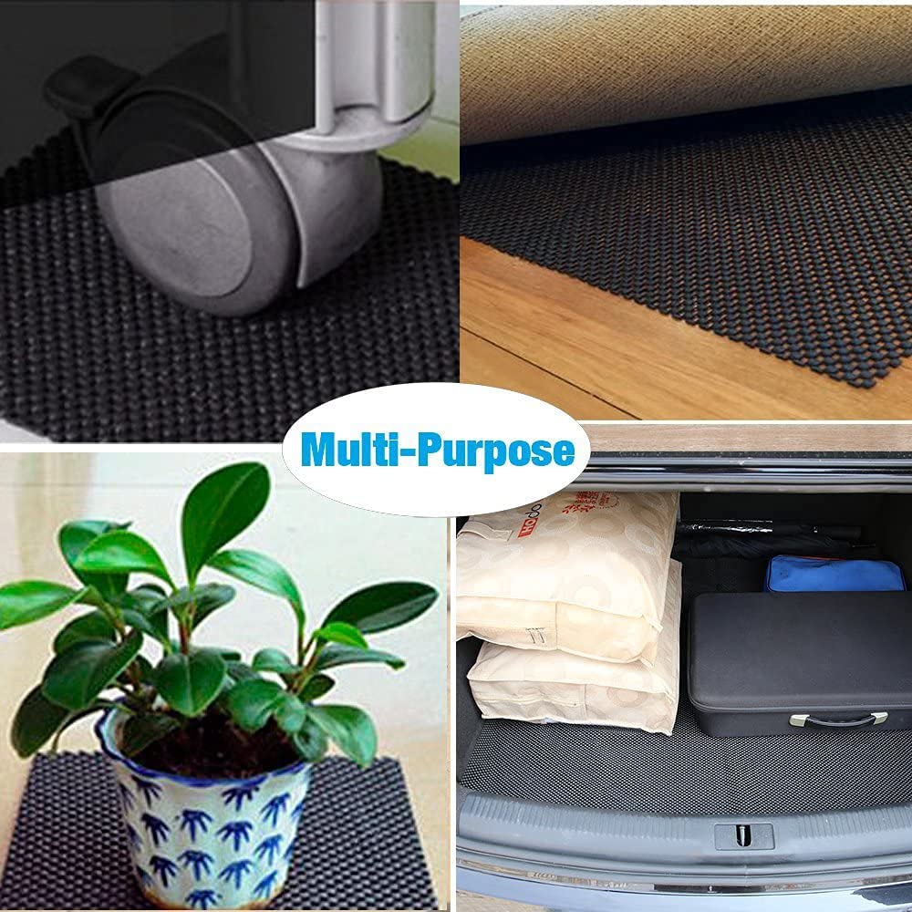 zalati Sac de Toit de Voiture 15 Pieds Cubes Top Cargo Carrier Tissu Oxford 420D avec 8 Sangles Résistant à l'eau Zip Bagage Bag + Anti-Slip Pad