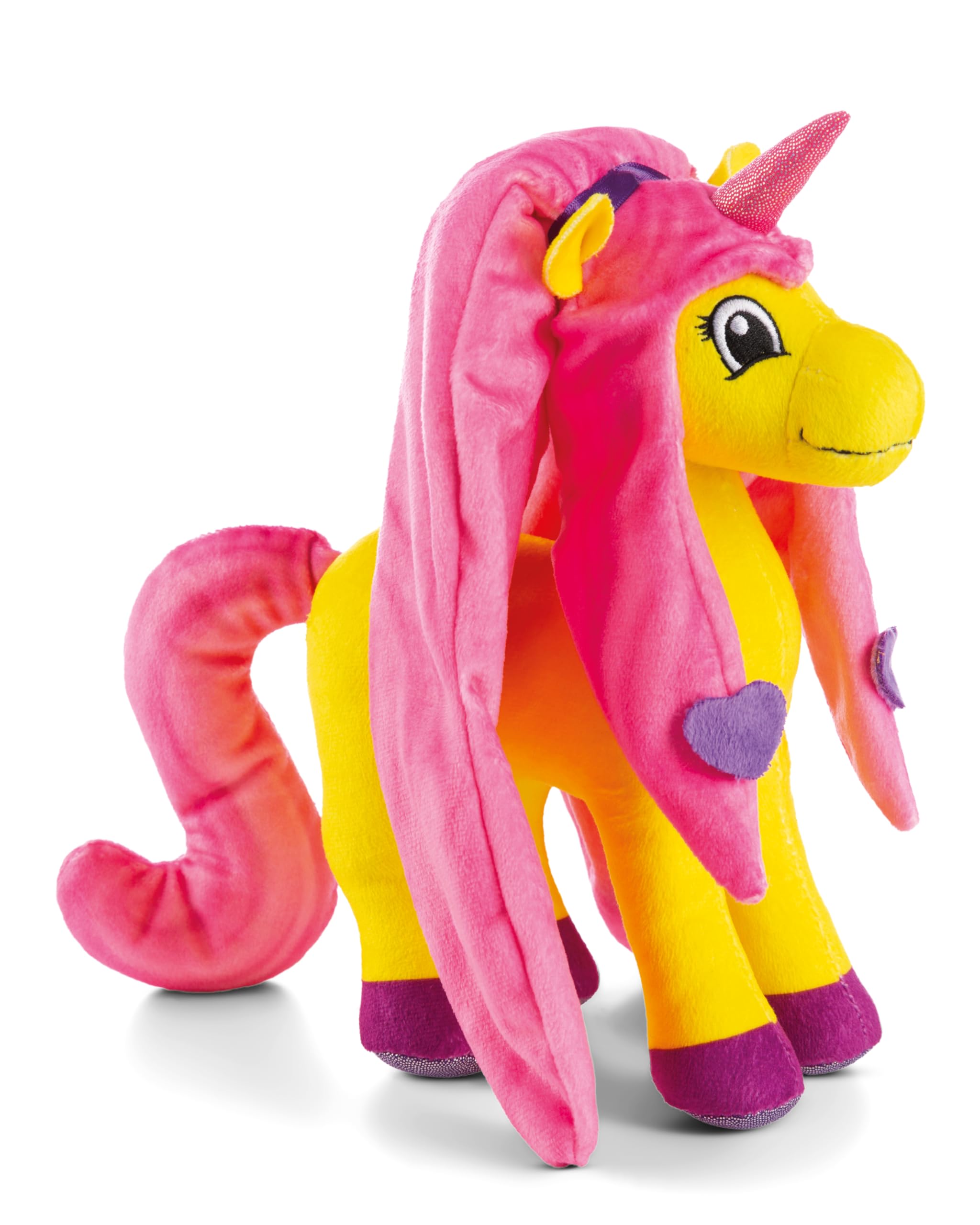 NICI soft toy Lissy PONY unicorn Dilara 22cm yellow - Cuddly cute plush to snuggle and play with, for children & adults, great gift idea - 49977