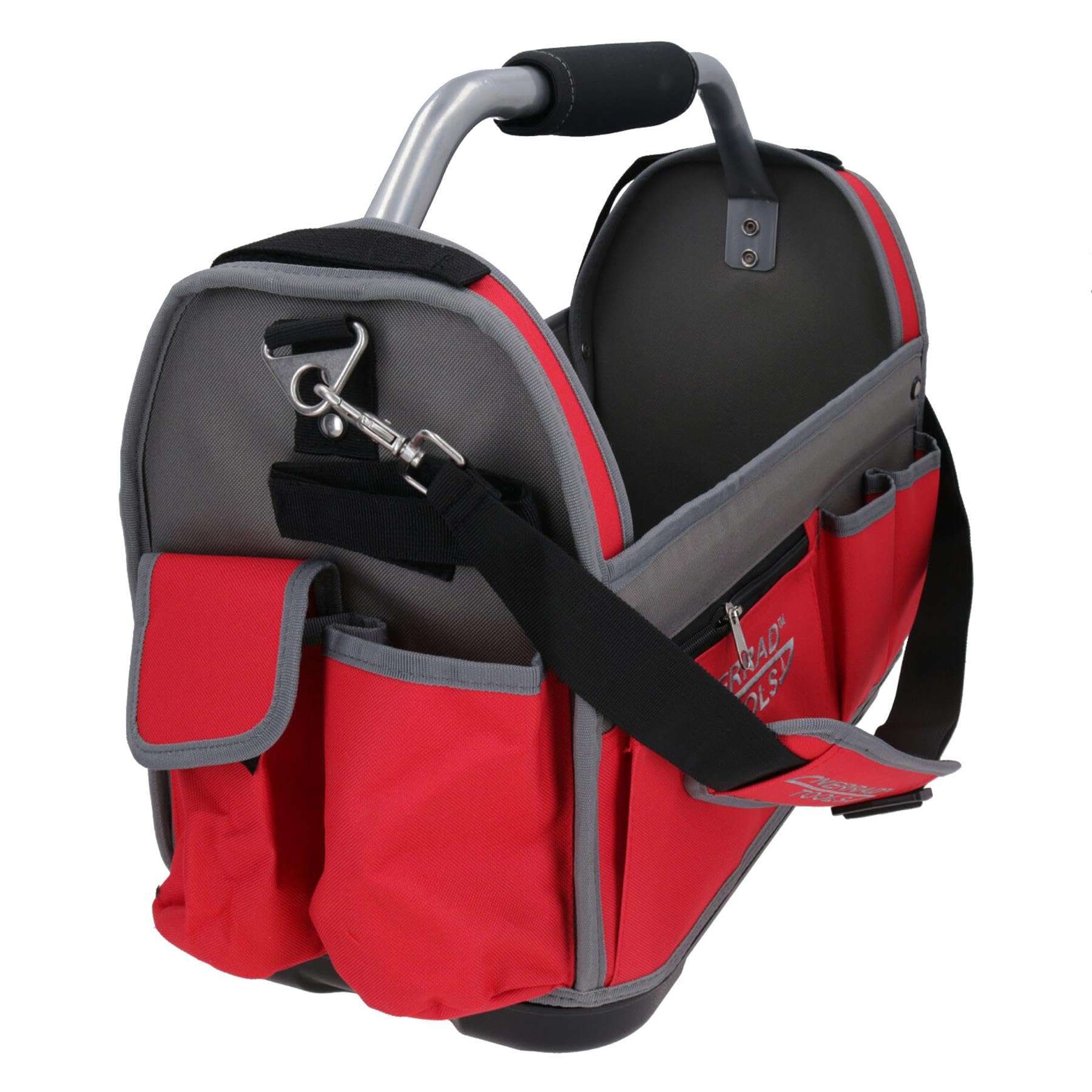AB Tools Bolsa de transporte para herramientas de fontaneros de 18 pulgadas, asa sólida + base