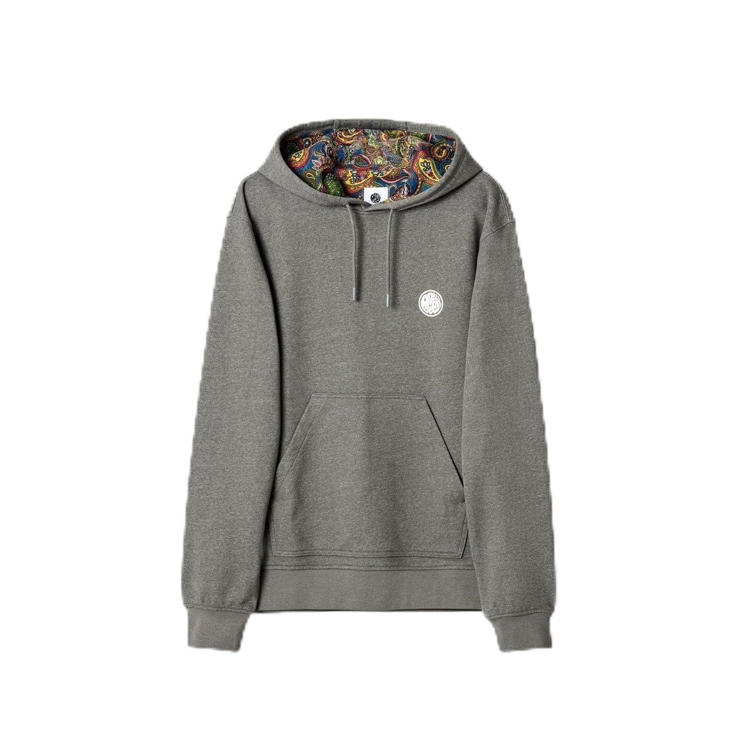 Pretty Green Men's Pg Lounge Hoodie - Grey - Medium