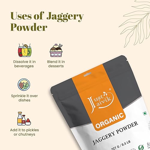 Miniatura 5 de Just Jaivik Jaggery Orgánico Polvo 227gm