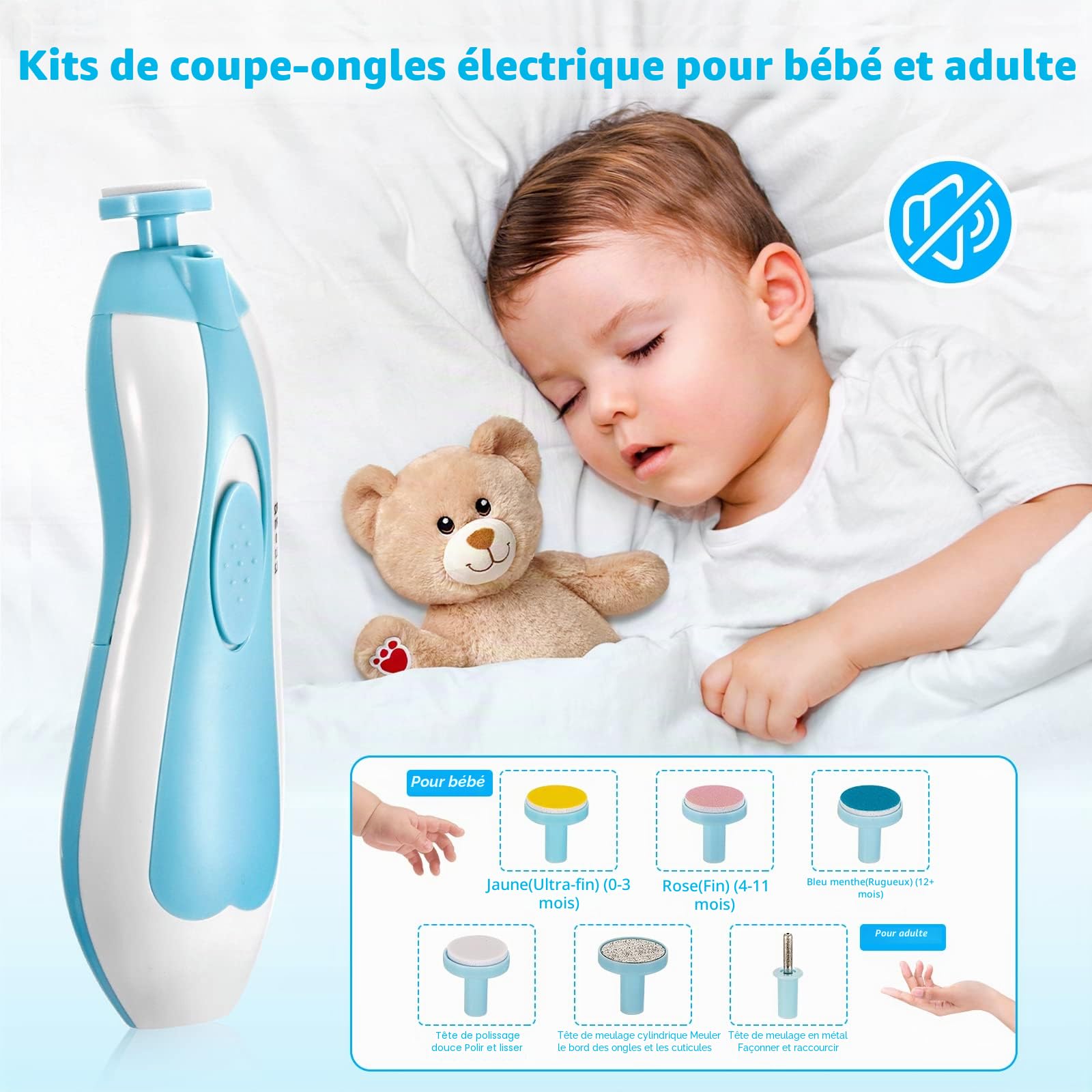 Kit de soins de santé et de toilettage pour bébé, 28 pièces, kit de toilettage amélioré avec brosse à cheveux, peigne, coupe-ongles pour nouveau-né, tout-petit, bébé