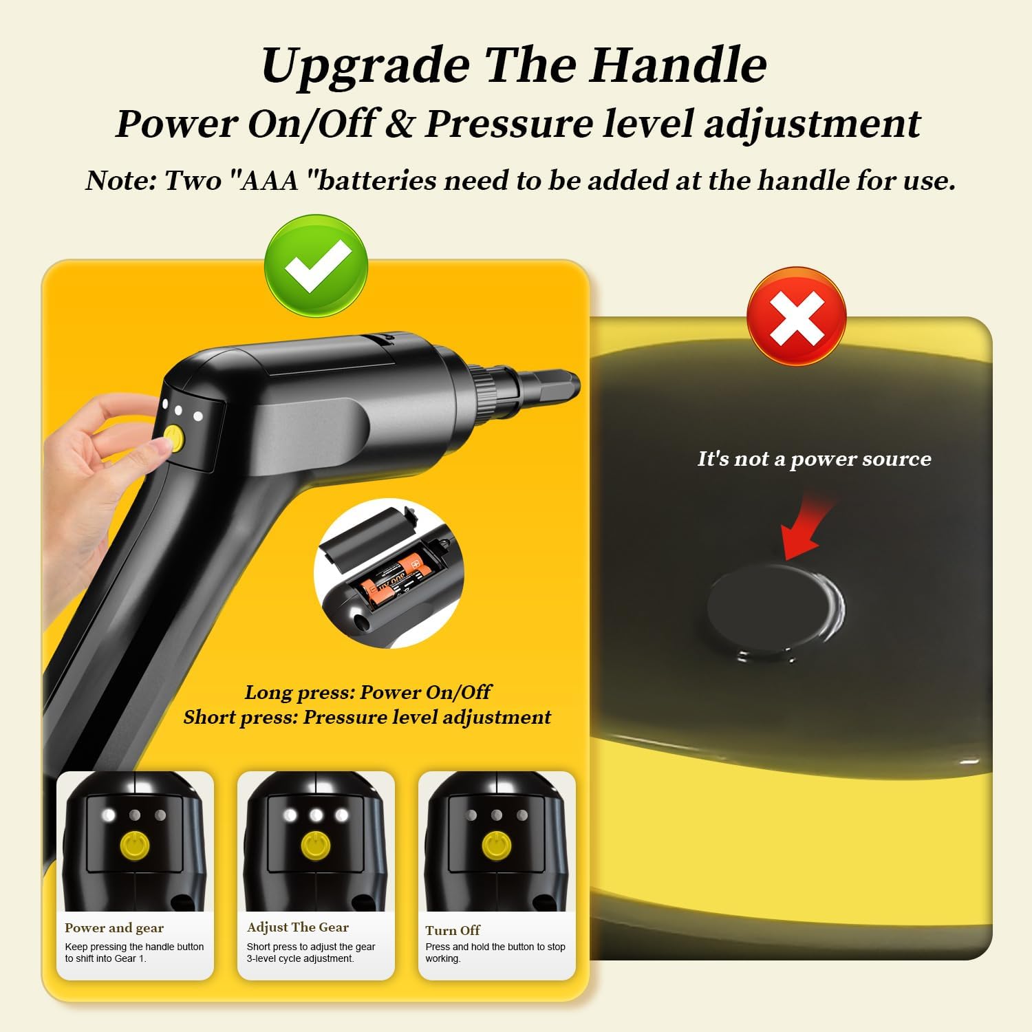Condition photo showing As Is for steam cleaner,15s heat-up,1.6l tank,3-level adjustable handle,2500w steamer for cleaning,portable steamer for cleaning with 16pcs accessories,steam cleaner for home,car,dirt,grease,grout,tile,couch