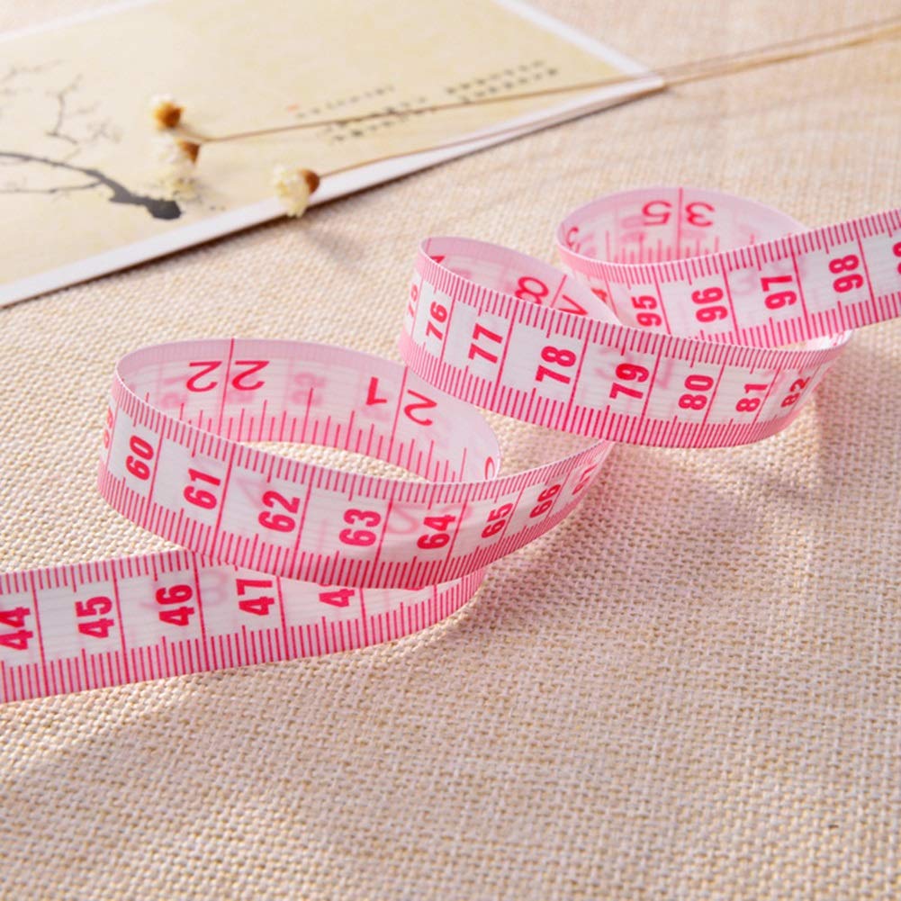 RWRAPS Cinta métrica Suave, Regla de medición Corporal, Tela de Costura, Cinta métrica a Medida, 200cm de Largo, Cintas de medición precisas y fáciles de Leer