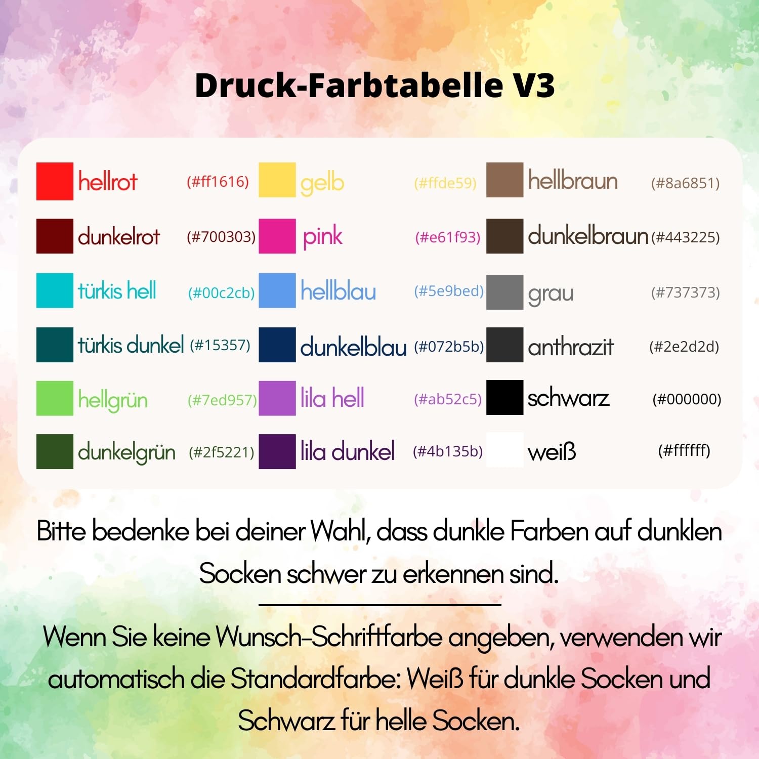 Bentini Damensocken mit Namen bedruckt | 3 Paar | Personalisiert | Geschenk Idee für Frauen
