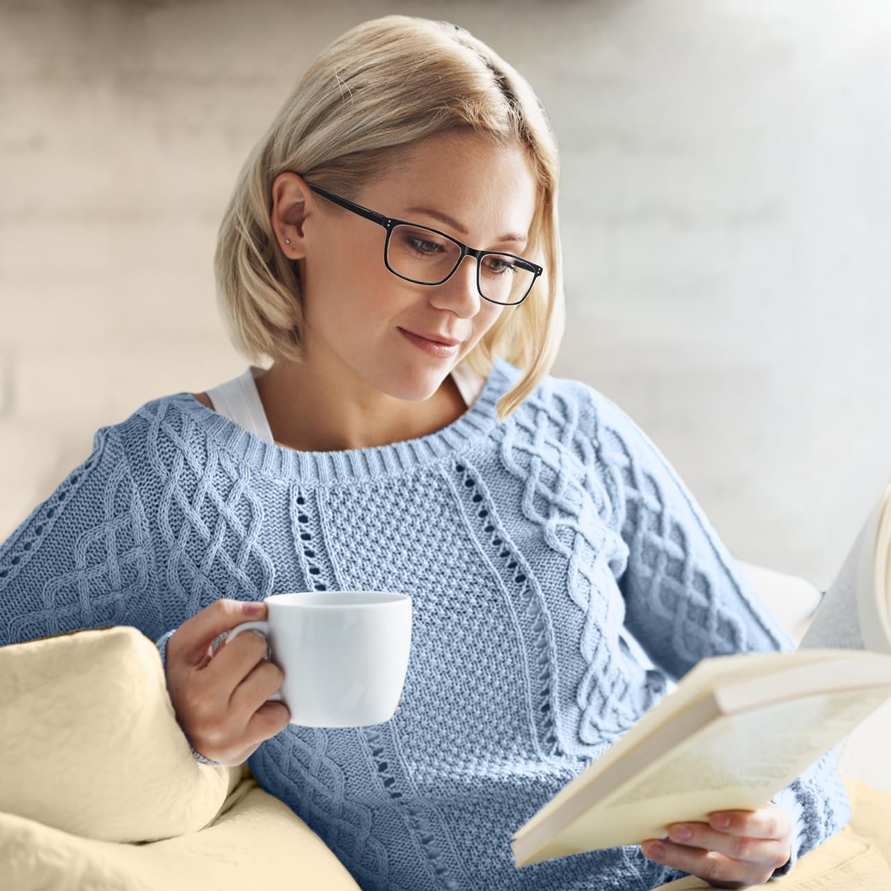 WAUDAR Reading Glasses for Men Women TR90 Frame Metal Spring Hinges Eyeglasses Readers for Men/Women 5 Pack Black 1.50 - Image 6