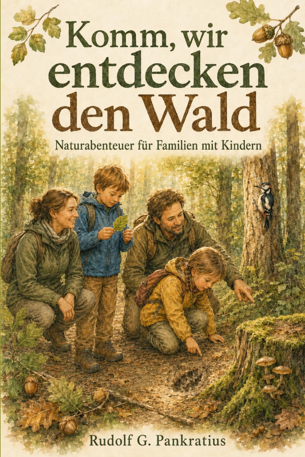Komm, wir entdecken den Wald: Naturabenteuer für Familien mit Kindern