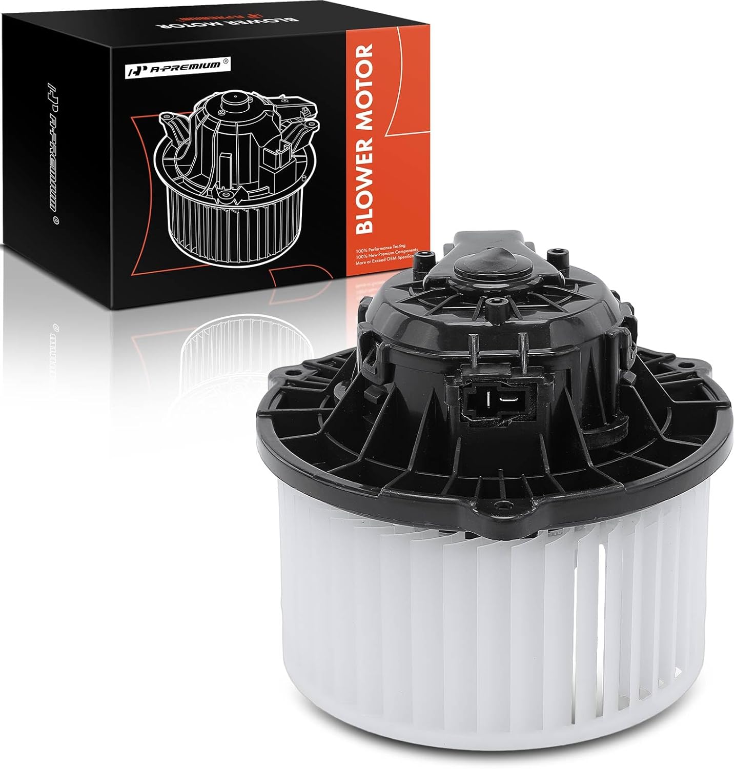 A-Premium Front HVAC Heater Blower Motor Compatible with Hyundai Santa Fe Sport 2013-2014, with Fan Cage