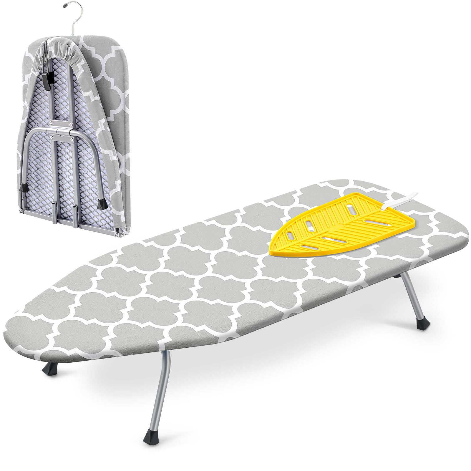Photo 1 of Chunful Mini Ironing Board, 32"x12", Foldable with Iron Rest