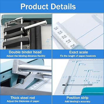 Paper Folding Machine, A3 A4 Manual Paper Folding and Binding Machine