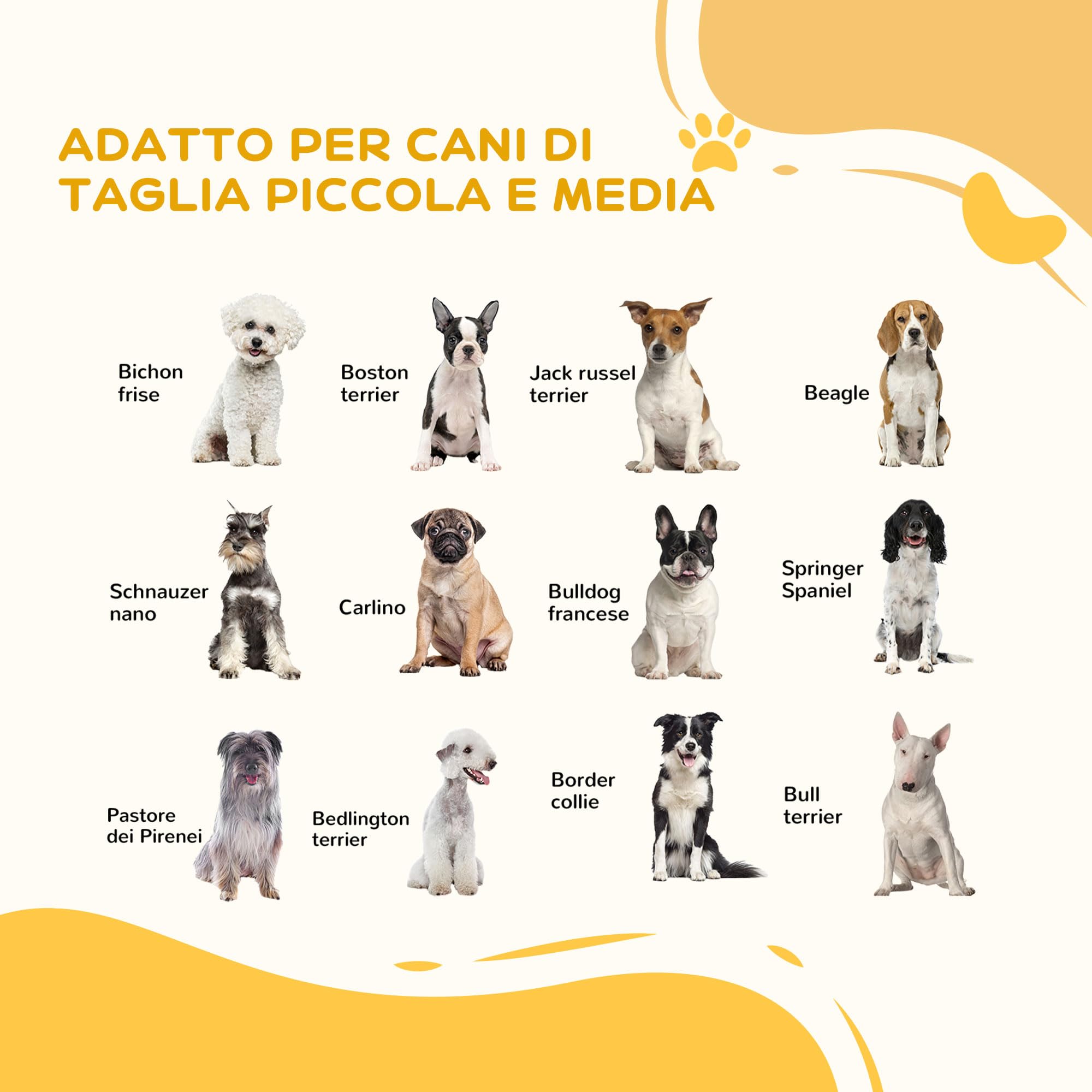PawHut Cancellino per Cani Estensibile Porta 112-159x70 cm Legno Naturale | Cancelletto di Sicurezza per Animali e Cuccioli, 2 Pannelli, Piedini Triangolari