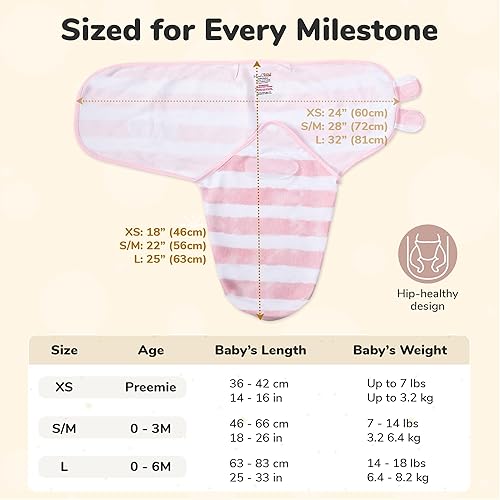 Miniatura 2 de Mama Cheetah Bolsa de envolver para bebé, manta orgánica, bolsas de envolver para recién nacidos, eslinga ajustable para dormir, fácil de envolver