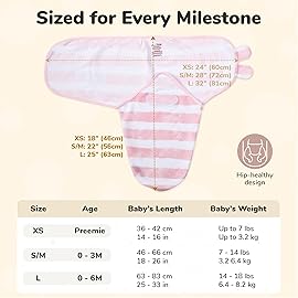 Mama Cheetah Baby Swaddle Bag, Organic Swaddle Blanket, Newborn Swaddle Bags, Adjustable Baby Sleep Sling, Easy Swaddle for Boy Girl 0-3 Months