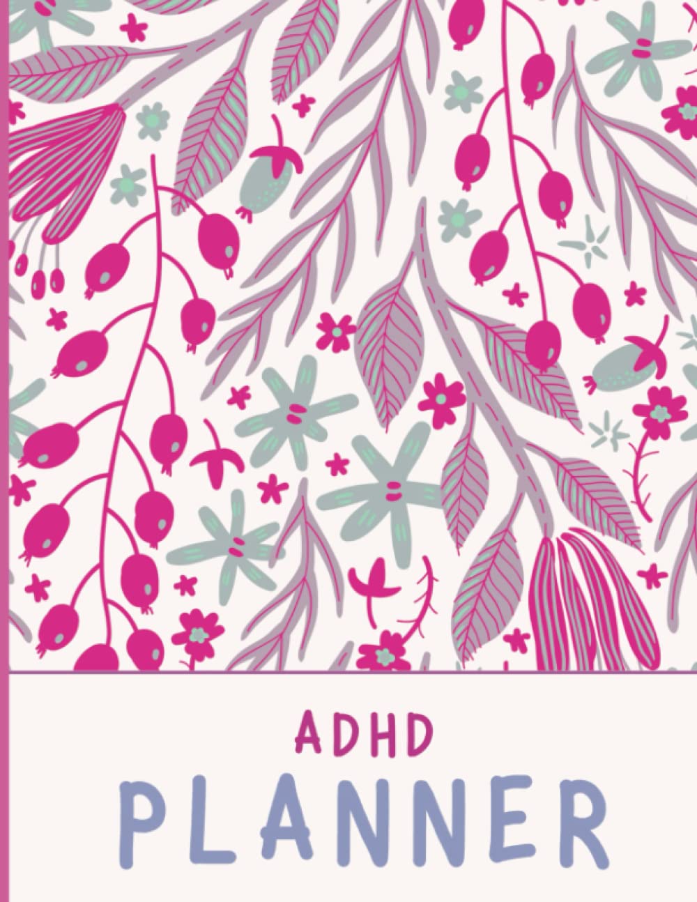 Weekly ADHD Planner Undated Weekly Schedule to Keep You Organized and Focused, Time Management