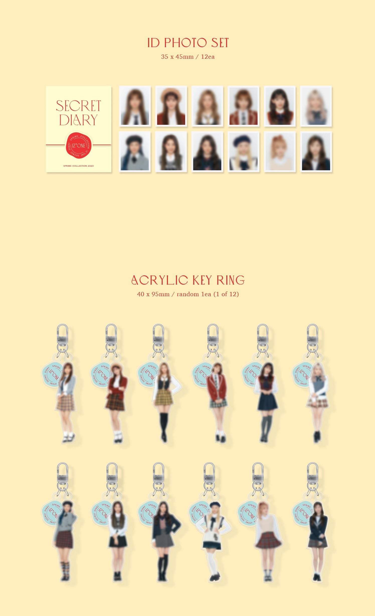 Amazon.co.jp: IZ*ONE SECRET DIARY PHOTOBOOK PACKAGE(輸入盤) : IZ