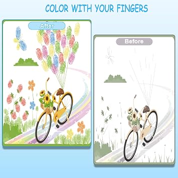Magic Painting Brush Set for Kids - Mess Free Painting Kit, Toddler Art Toy