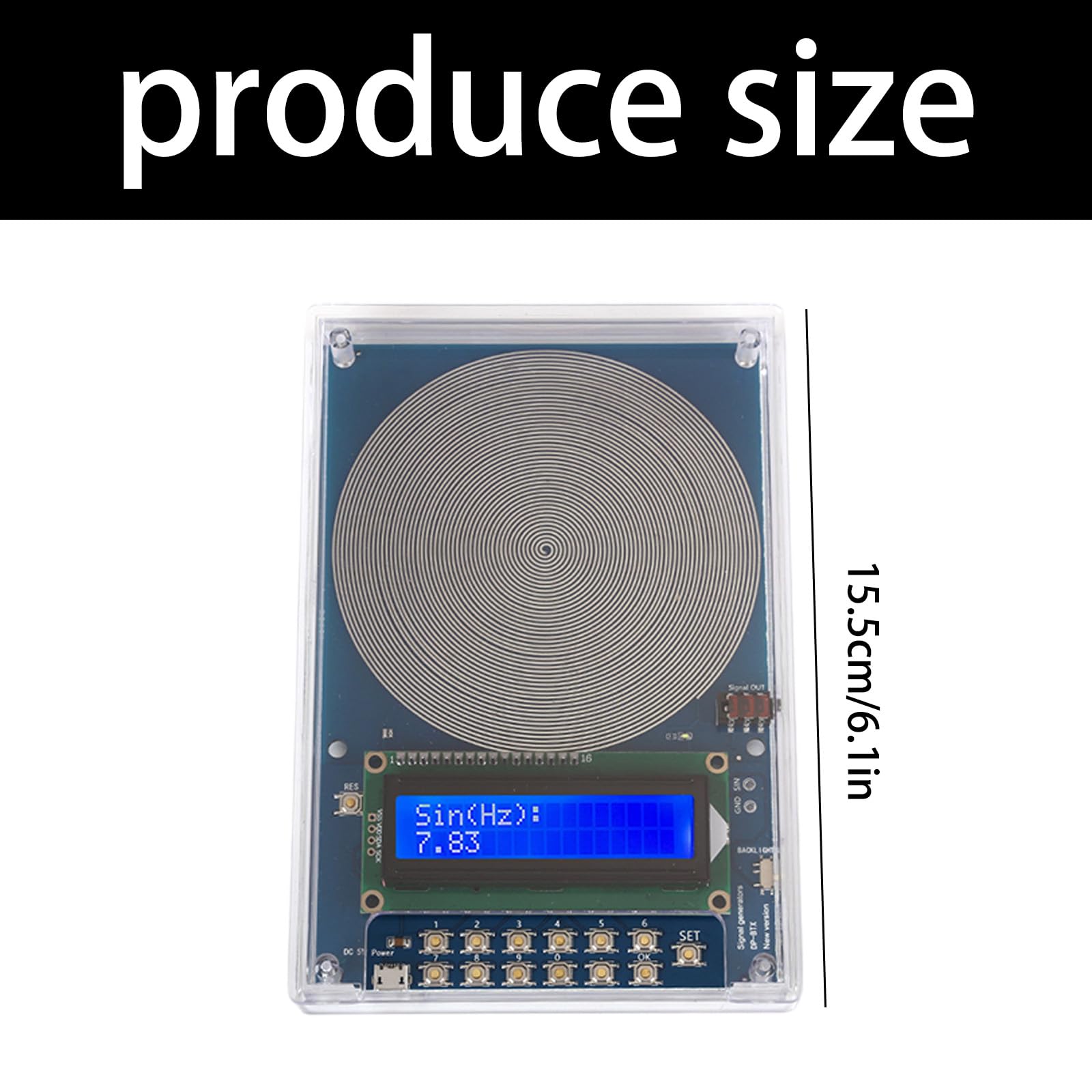 Generatore programmabile da 0, 01 Hz a 100 kHz per varie