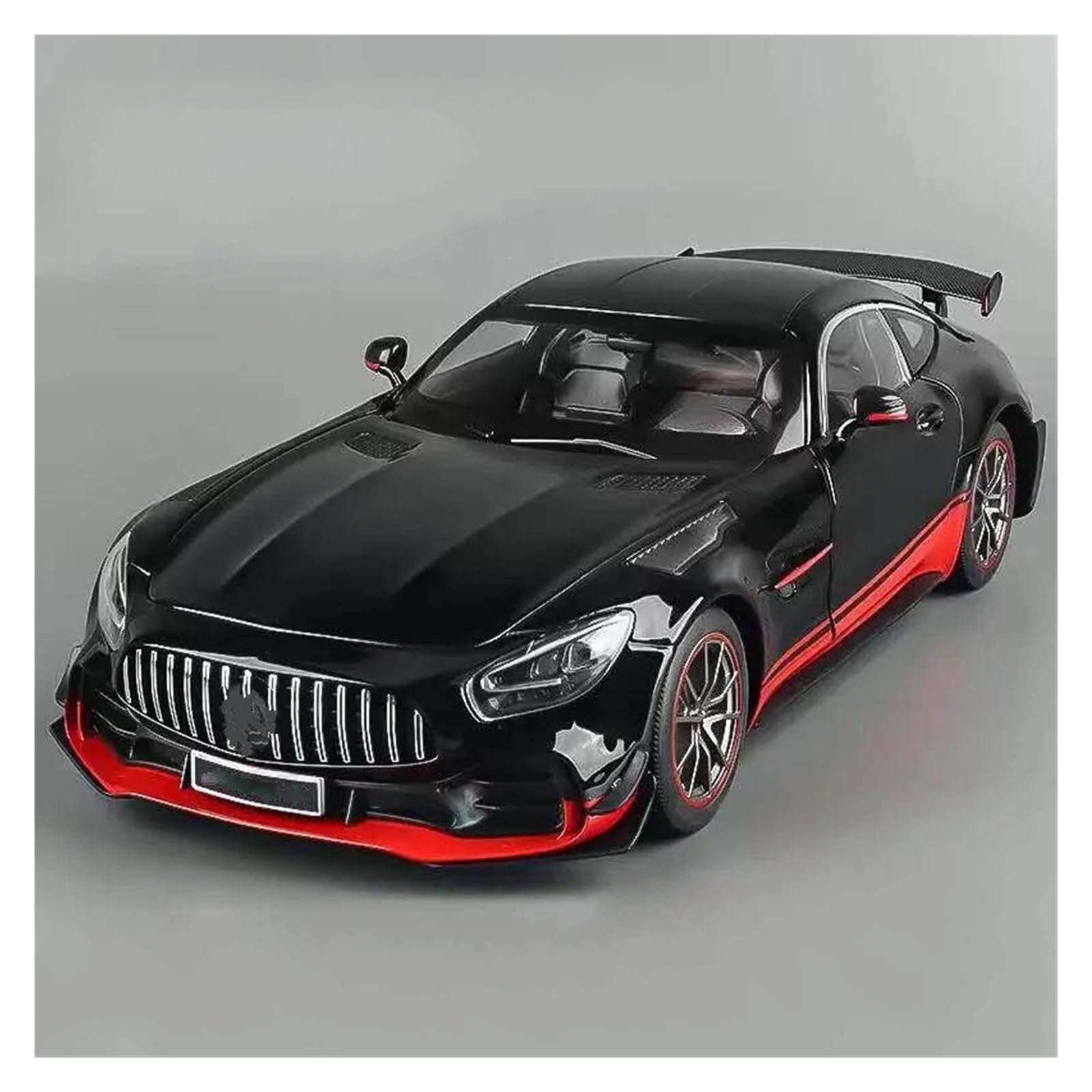 AUDSNI Die-Cast Diecast Car Model 1:18 For Benz For AMG For GT R Car Alloy Diecasts Metal Vehicles Model(Black)
