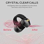Monster Open Ear AC221 Headphones, Bluetooth 6.0 Wireless Earbuds Stereo Sound, Clip on Earbuds With 30H Playback, Clear Calls, Type-C Charging, Touch Control, IPX6 Waterproof Wireless Open Headphones
