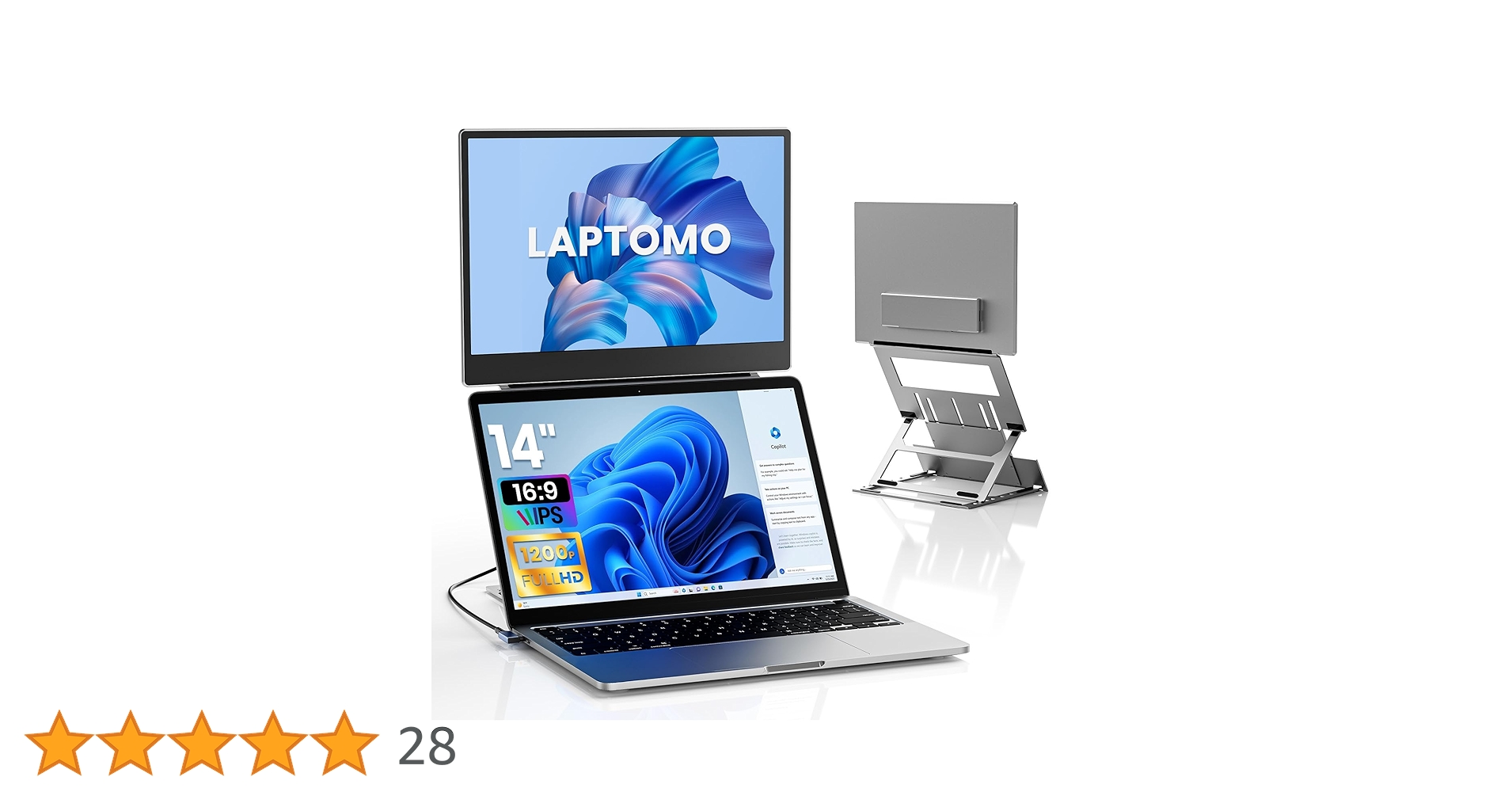 14インチ デュアルディスプレイ ポータブルモニタ 2画面 トリプルモニター Amazon.co.jp: デュアルディスプレイ ダブルモニター トリプルモバイル