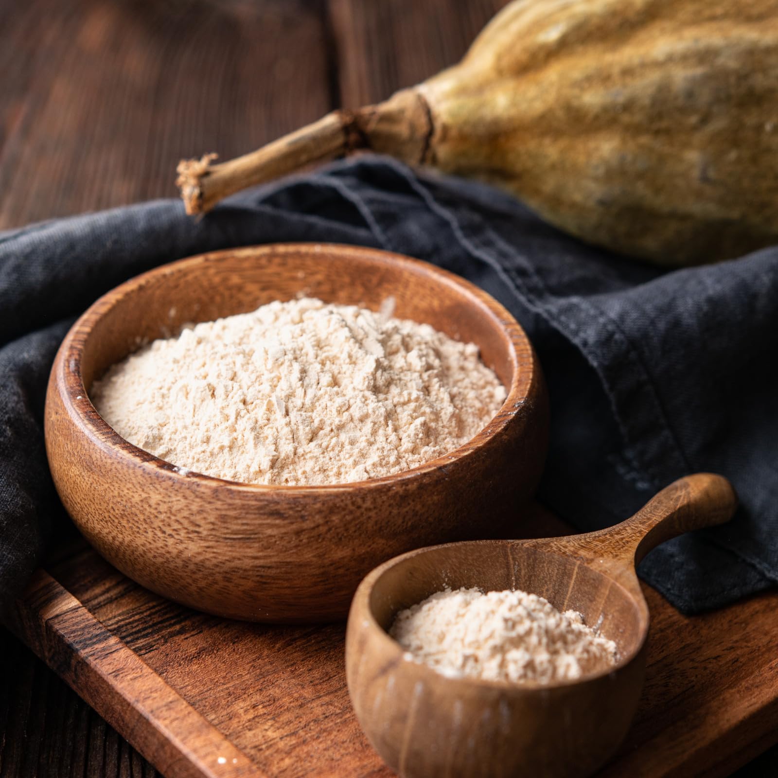 Baobab Pulver Bio | 1000g | Affenbrotbaum Fruchtpulver | 100% reines Baobabpulver | für Müsli, Smoothie, Joghurt, Salatdressing oder Desserts | vom Achterhof