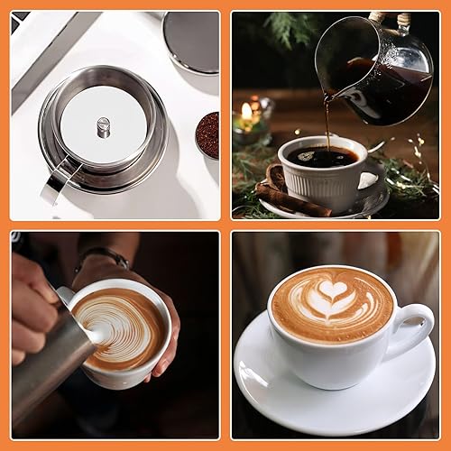 Miniatura 5 de 300 filtros de café percolador, 3.74 pulgadas, filtro de café desechable natural sin blanquear para percoladores, cafetera