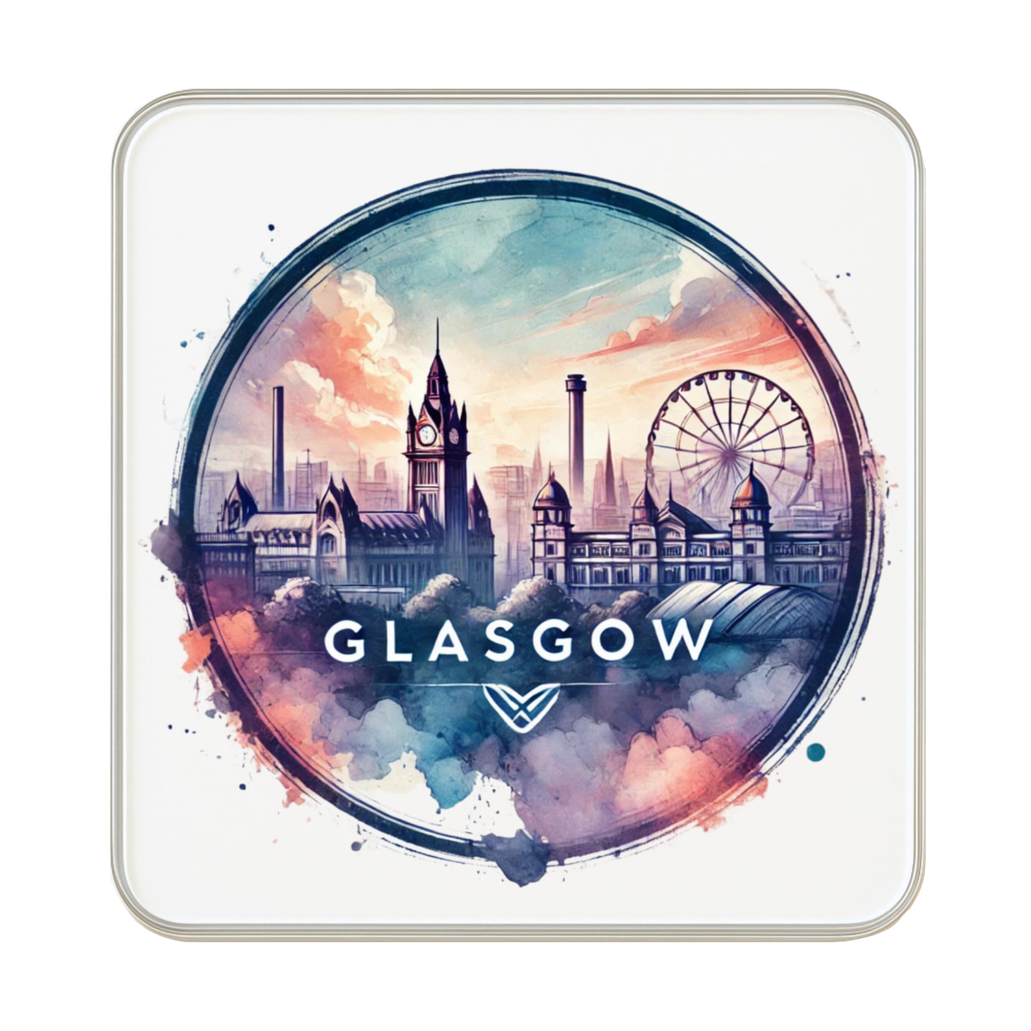 Aimant de réfrigérateur Glasgow pour décorer votre cuisine avec un souvenir d'Écosse